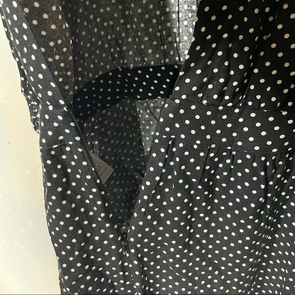 WeWoreWhat Black and White Polka Dot Jumpsuit - Picture 4 of 8